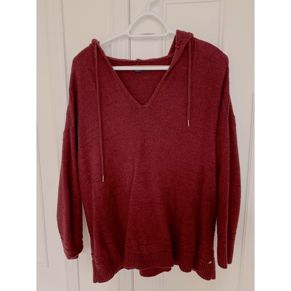 Burgundy American Eagle Sweater - Picture 2 of 2